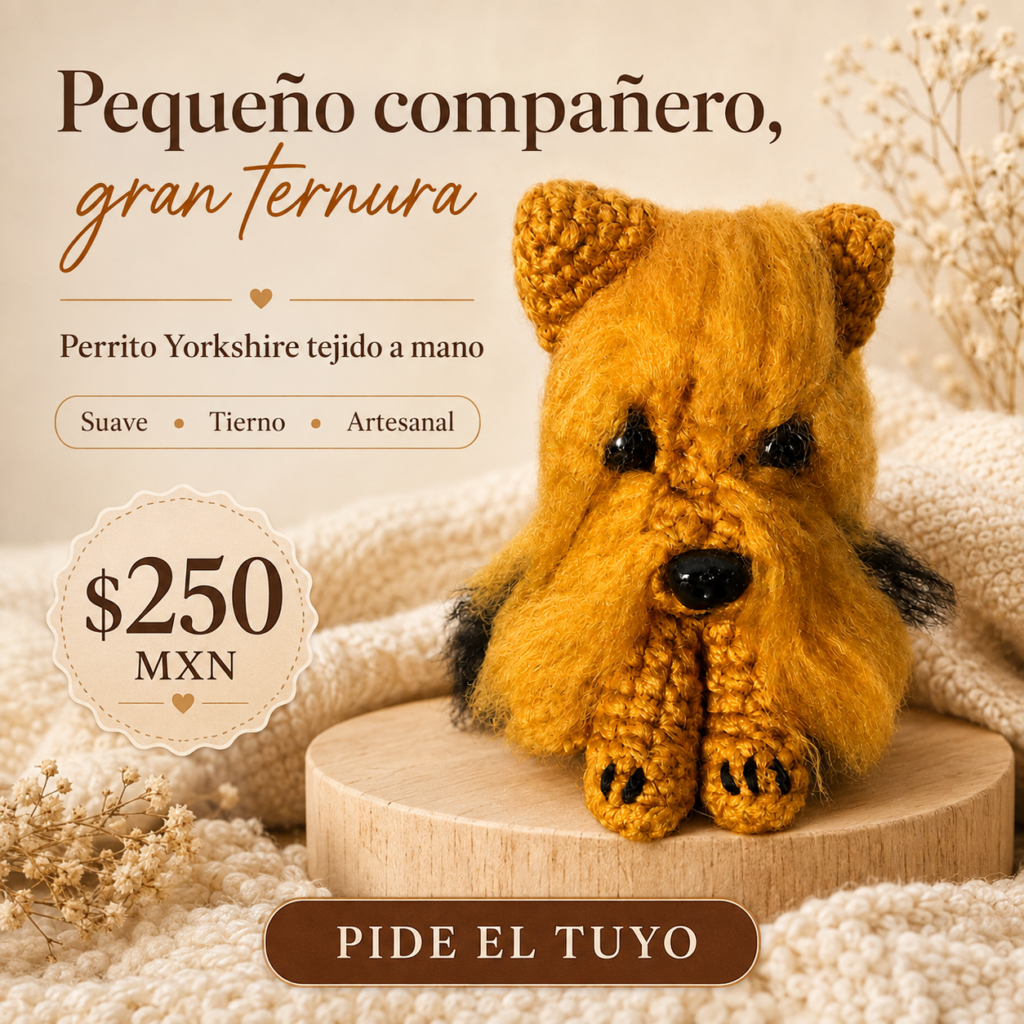 Yorkshire tejido a mano